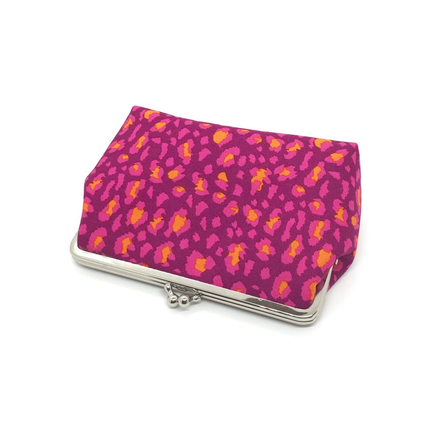 Leoprint Täschchen mit Clipverschluss