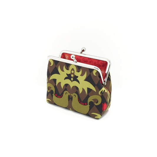 Kisslock Purse with Birds