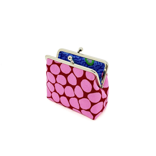 Clip purse pink balls