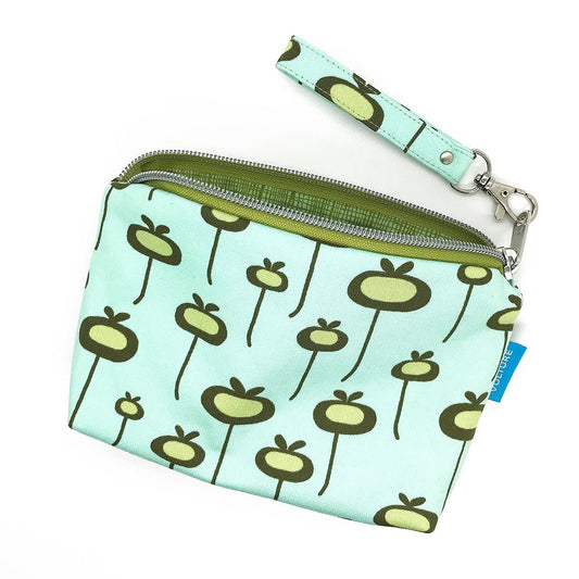 mintfarbener Kulturbeutel mit Handschlaufe SALE