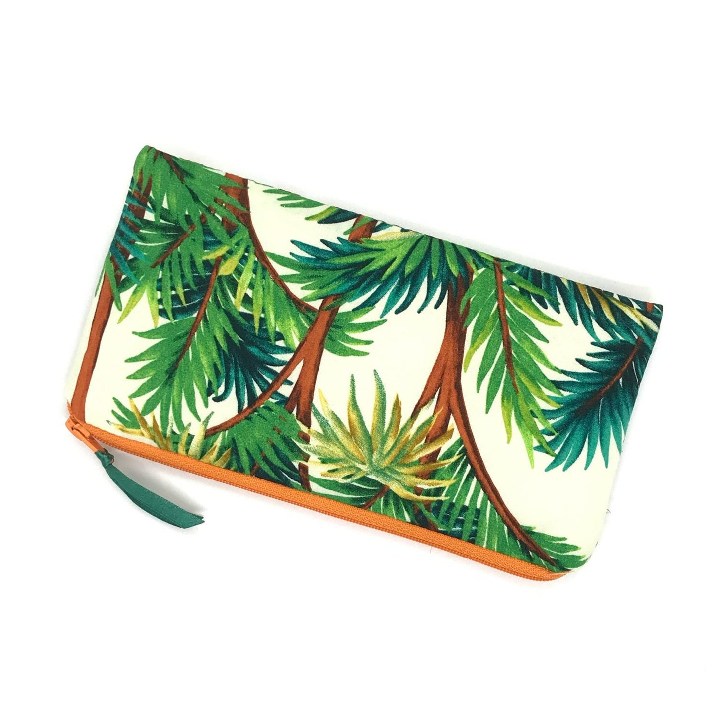 flache Kosmetiktasche Federmäppchen Bambus