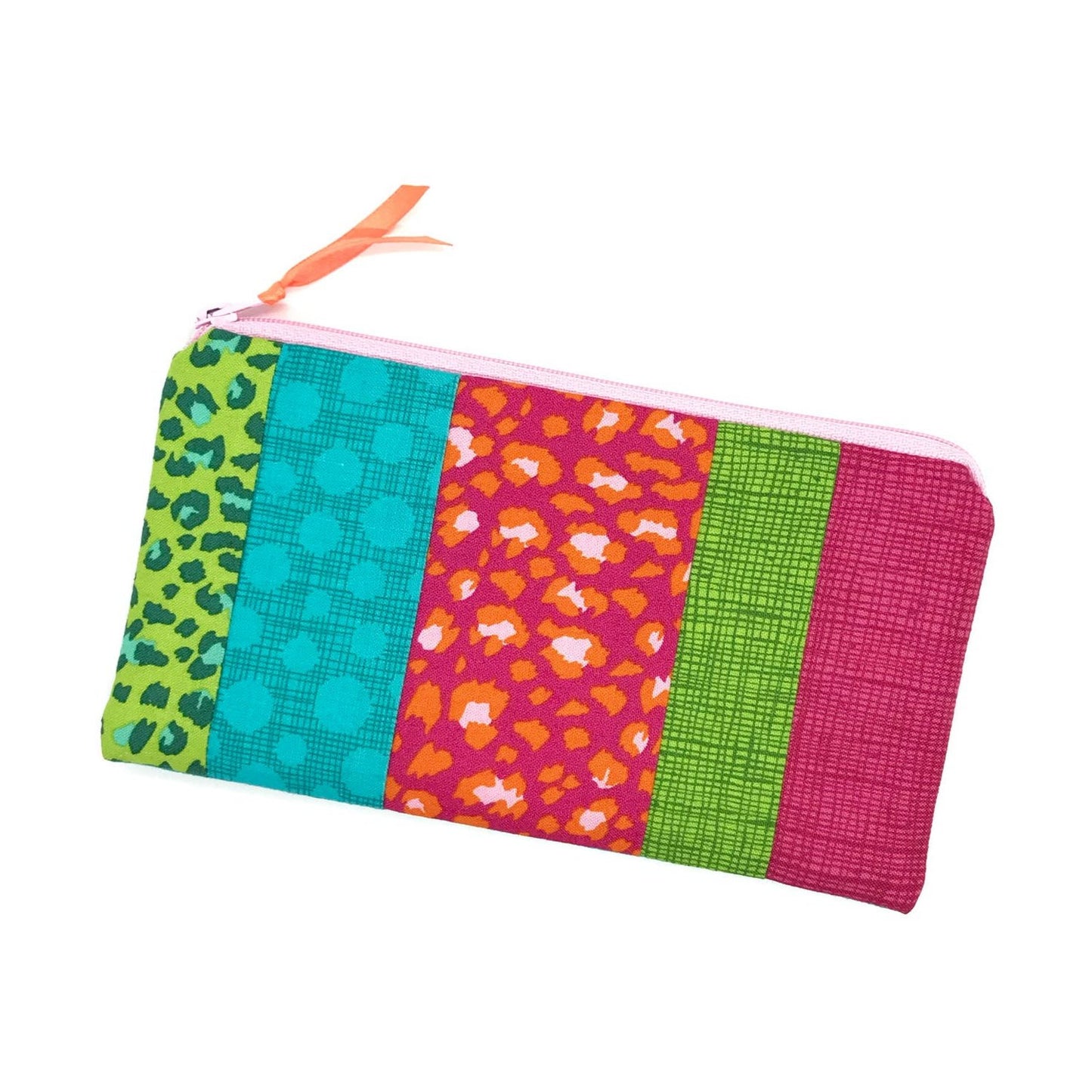Leoprint Patchwork Zipptasche