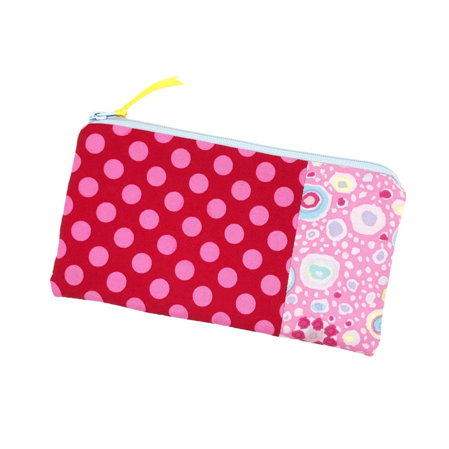 Kosmetiktasche Patchwork mit Punkten