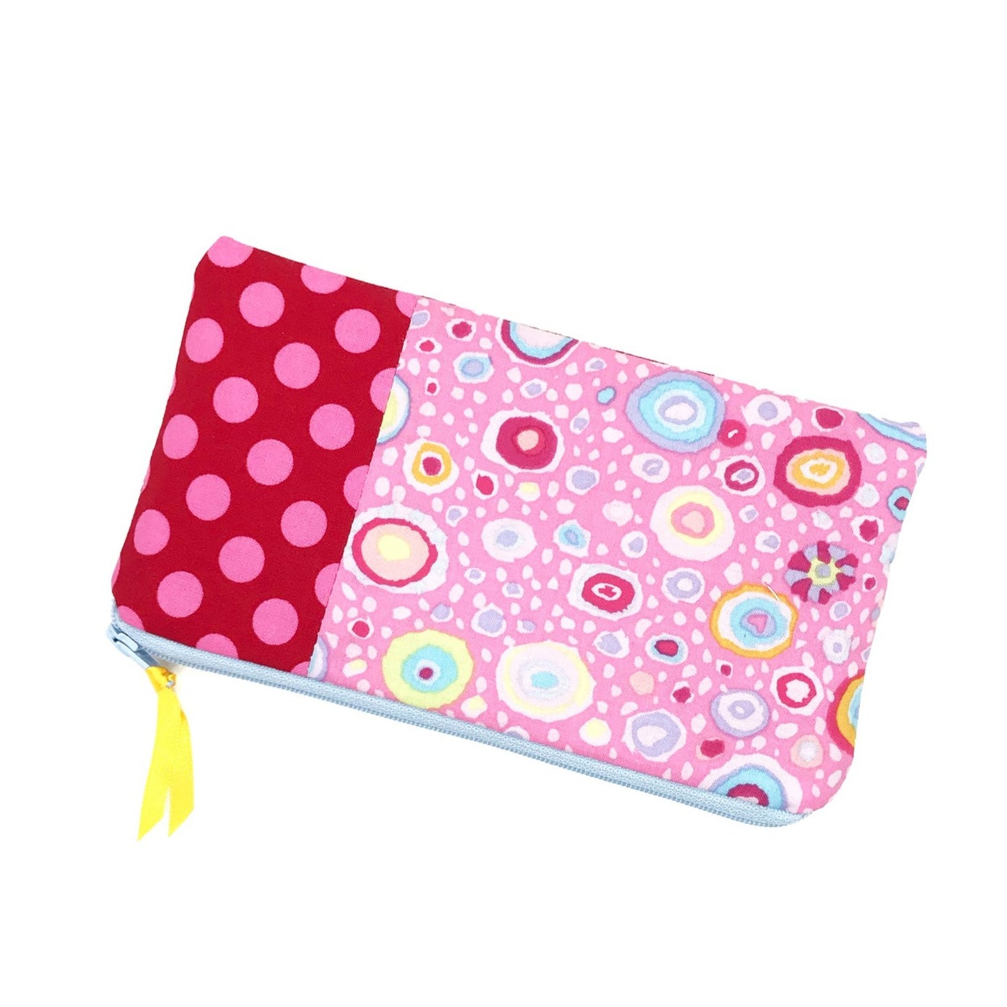 Kosmetiktasche Patchwork mit Punkten