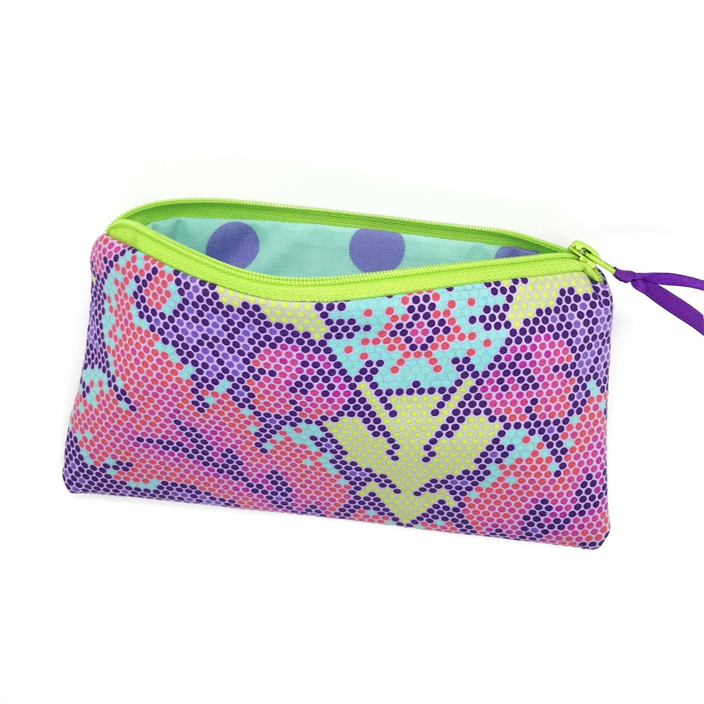 lila rosa Kosmetiktasche Zipptascherl