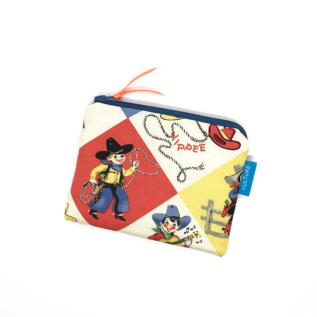 retro Münzbeutel mit Westernmotiv