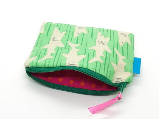 Münztäschchen mit Haien