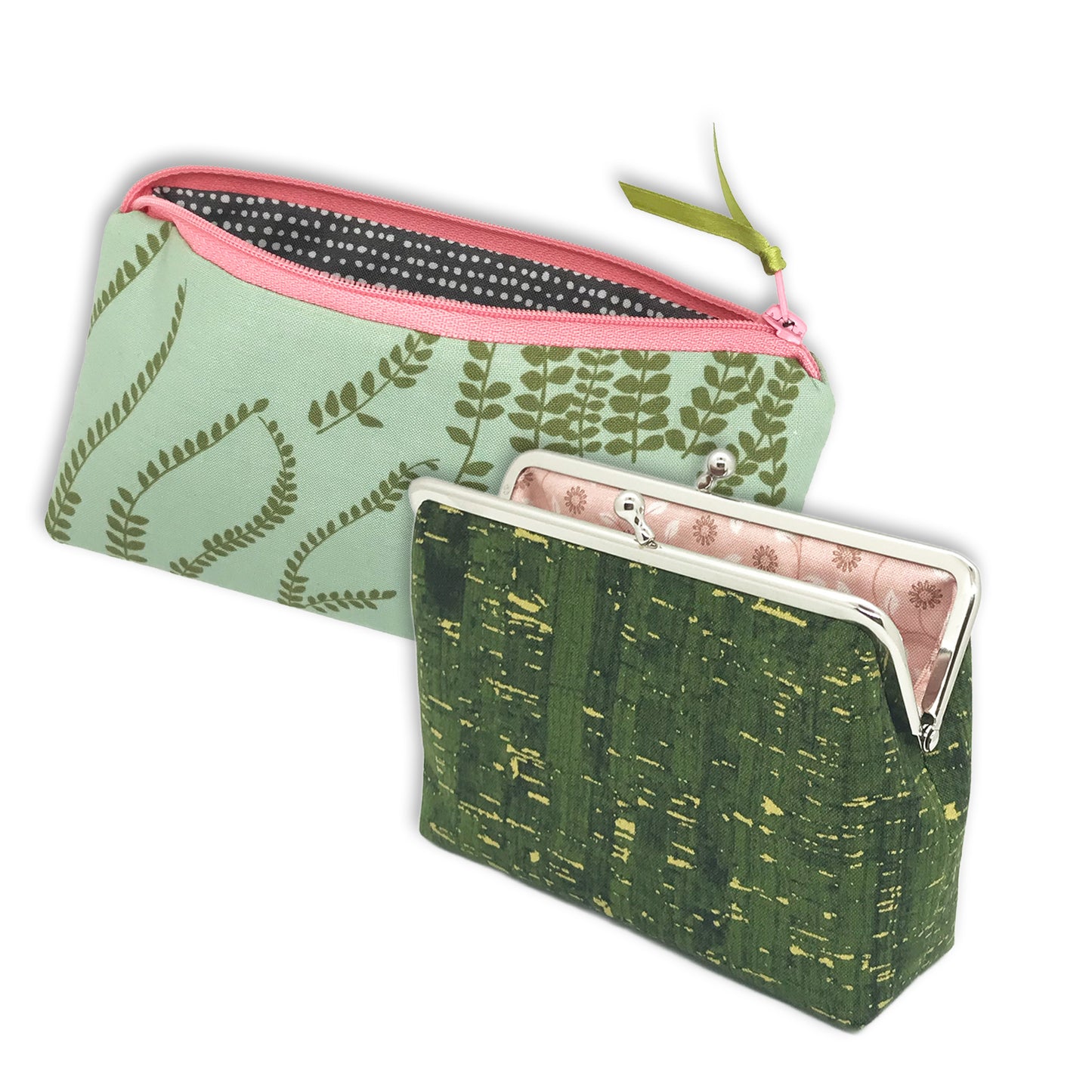 elegantes Geschenkset Clipbörse und Zipptasche