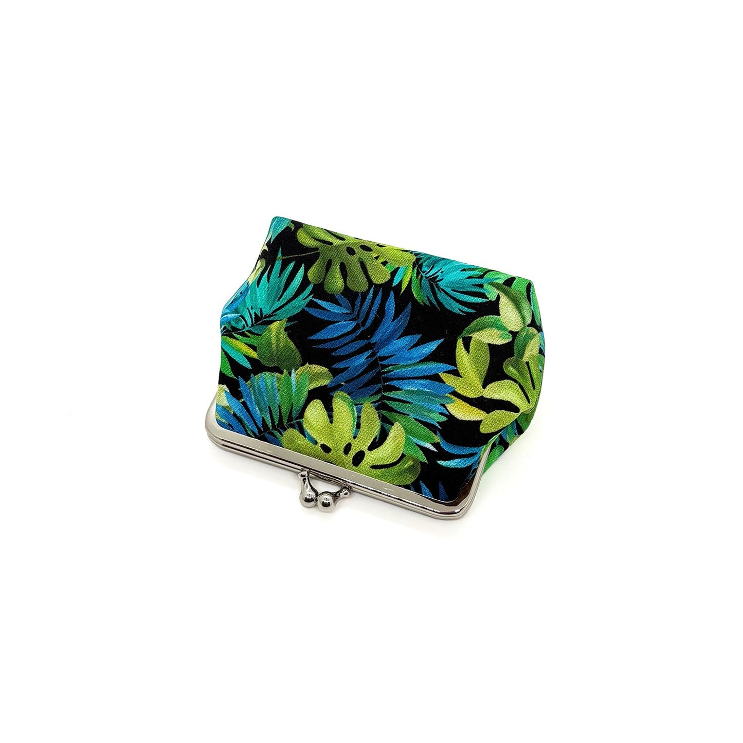 Clip purse blue and green