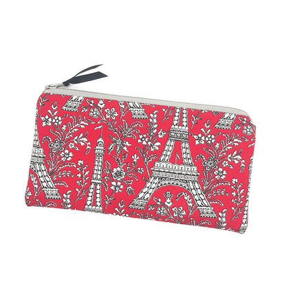 rotes Federmäppchen mit Eiffelturm