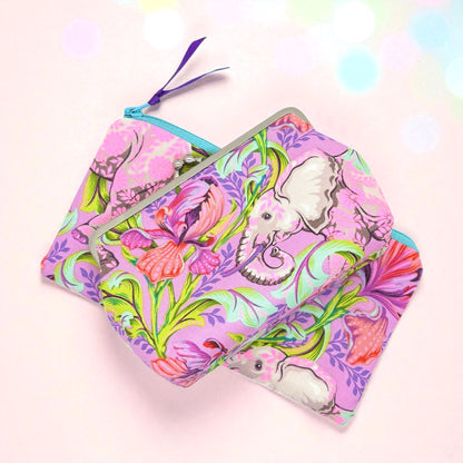 Geschenkset Clipbörse + Zipptasche Elefant