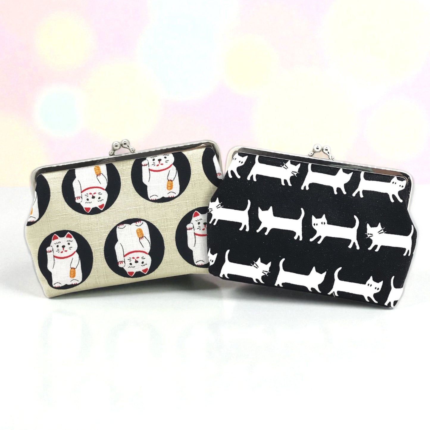 Geschenkset für die Katzenfreundin Clipbörsen mit Katzenmotiv