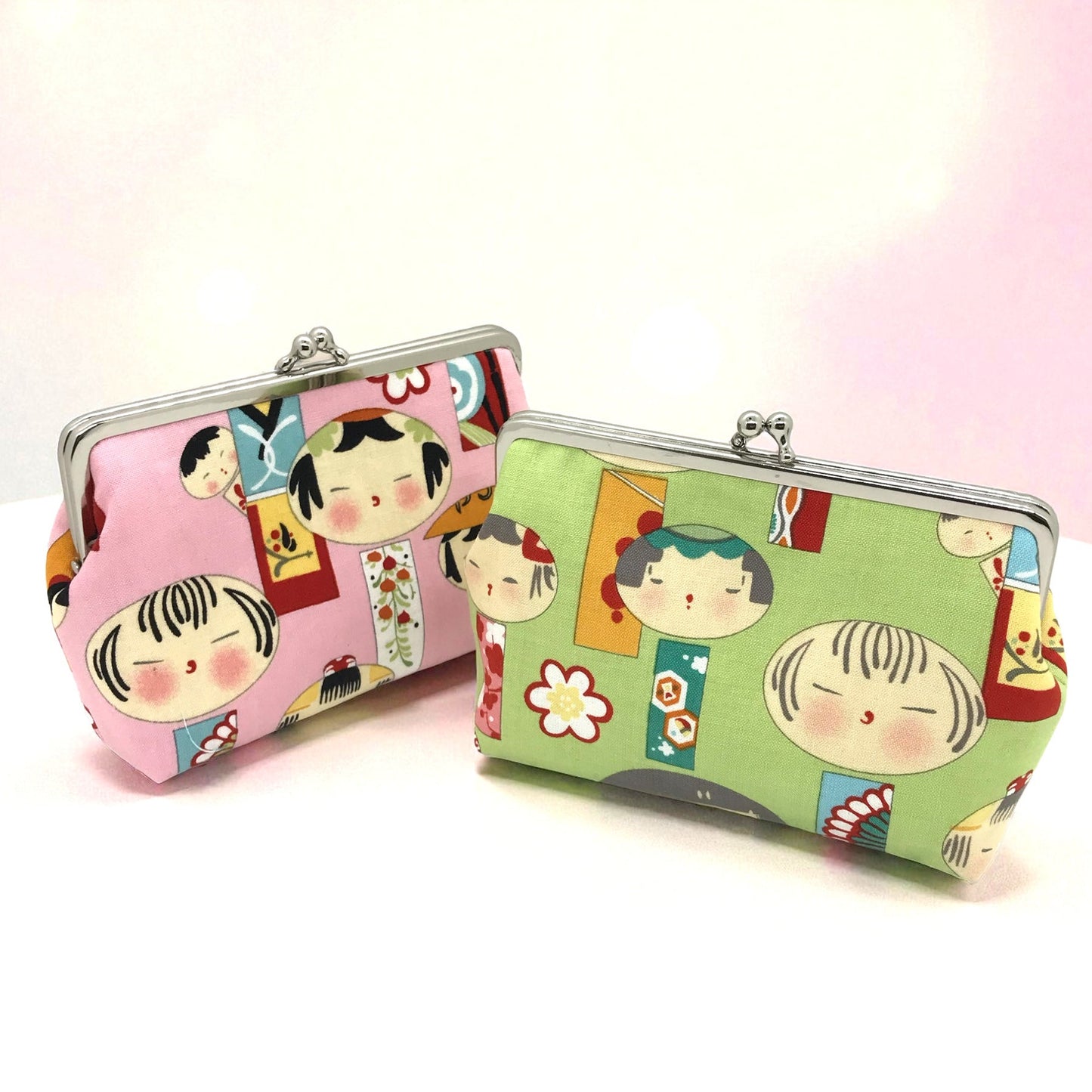 Geschenkset Duo Clipbörsen mit Kokeshi